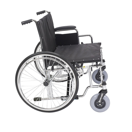 Drive Medical STD28ECDDA Sentra EC Heavy Duty Extra Wide Wheelchair, Detachable Desk Arms, 28" Seat